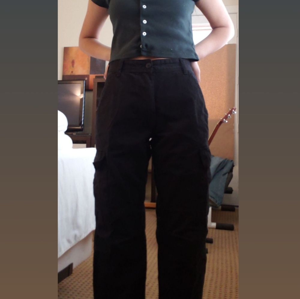 black brandy melville cargo pants